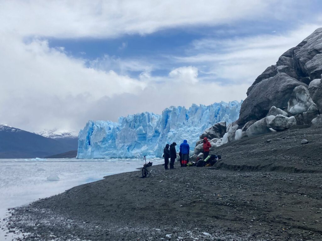 Glaciar Pío XI. Créditos: Geofísica U. de Concepción.