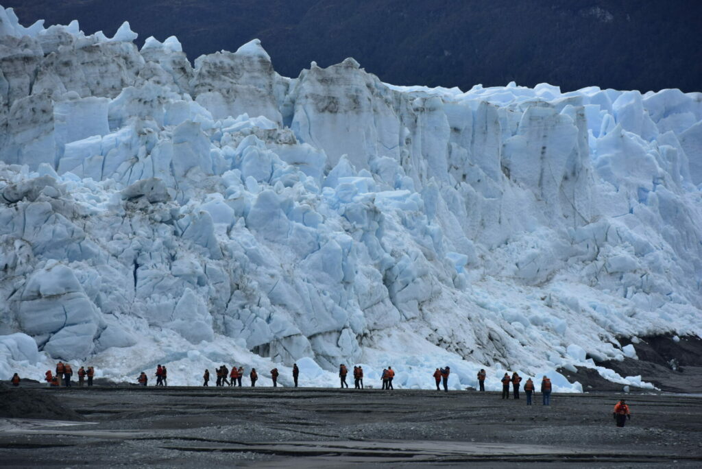 Glaciar Pío XI. Créditos: Guy Wenborne.