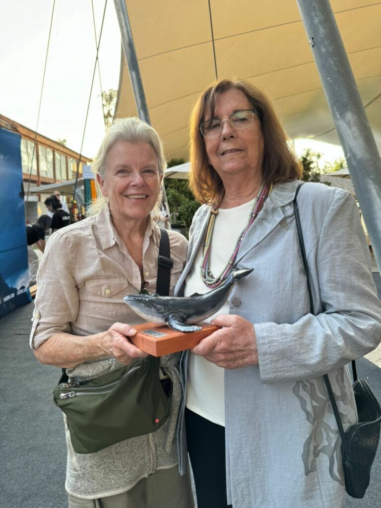 Kris Tompkins y María Teresa Ruíz en los Premios Naturaleza de Ladera Sur