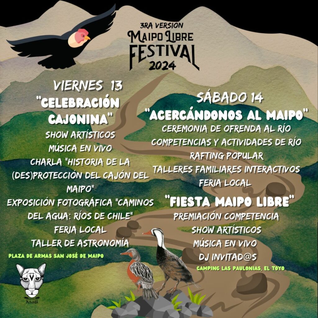 Cronograma Festival Maipo Libre