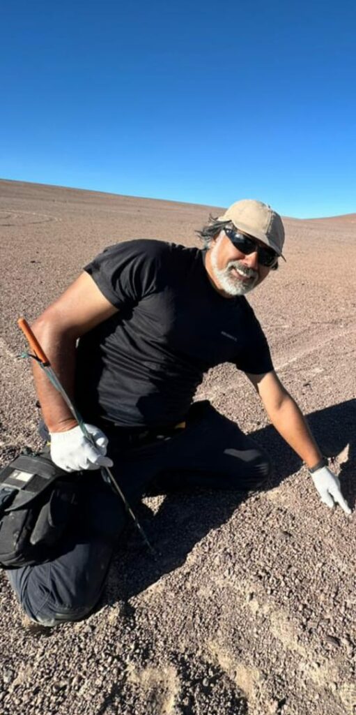 Jorge Monsalve en una expedición. Créditos: Jorge Monsalve.