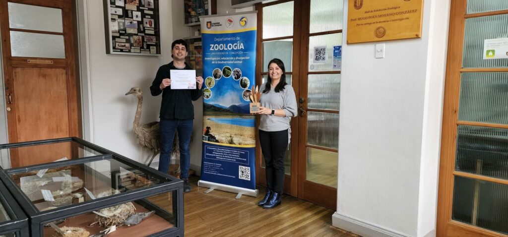 Karim Abufarhue y Lucila Moreno. Créditos: Universidad de Concepción.