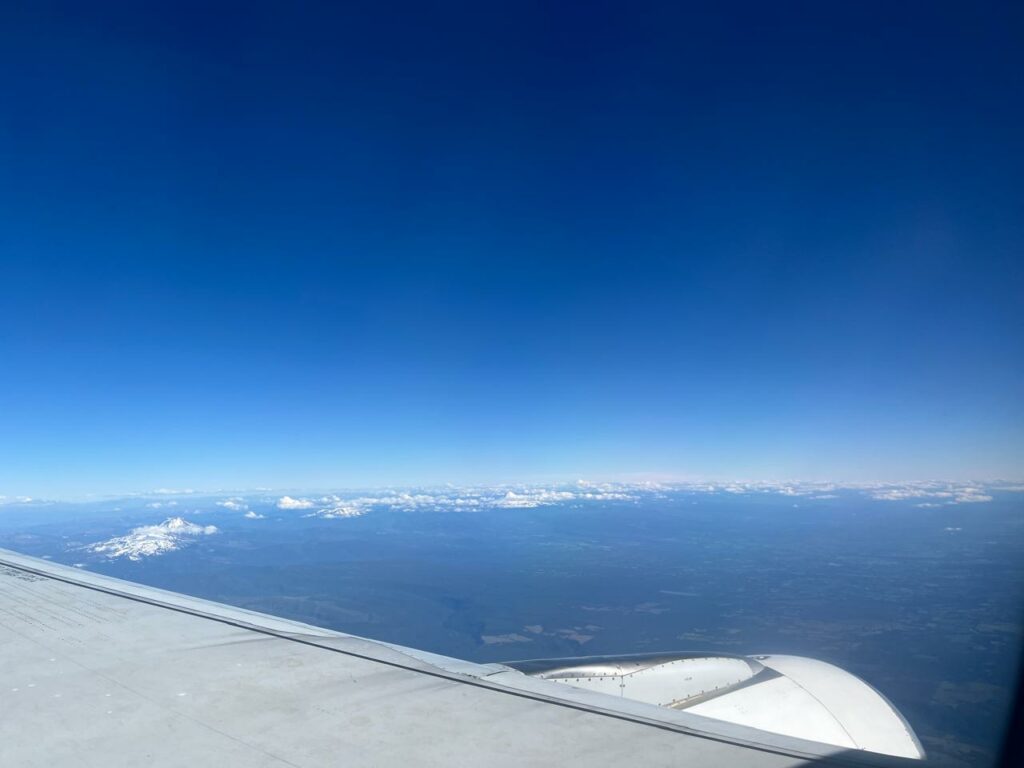 Vista avión volcanes