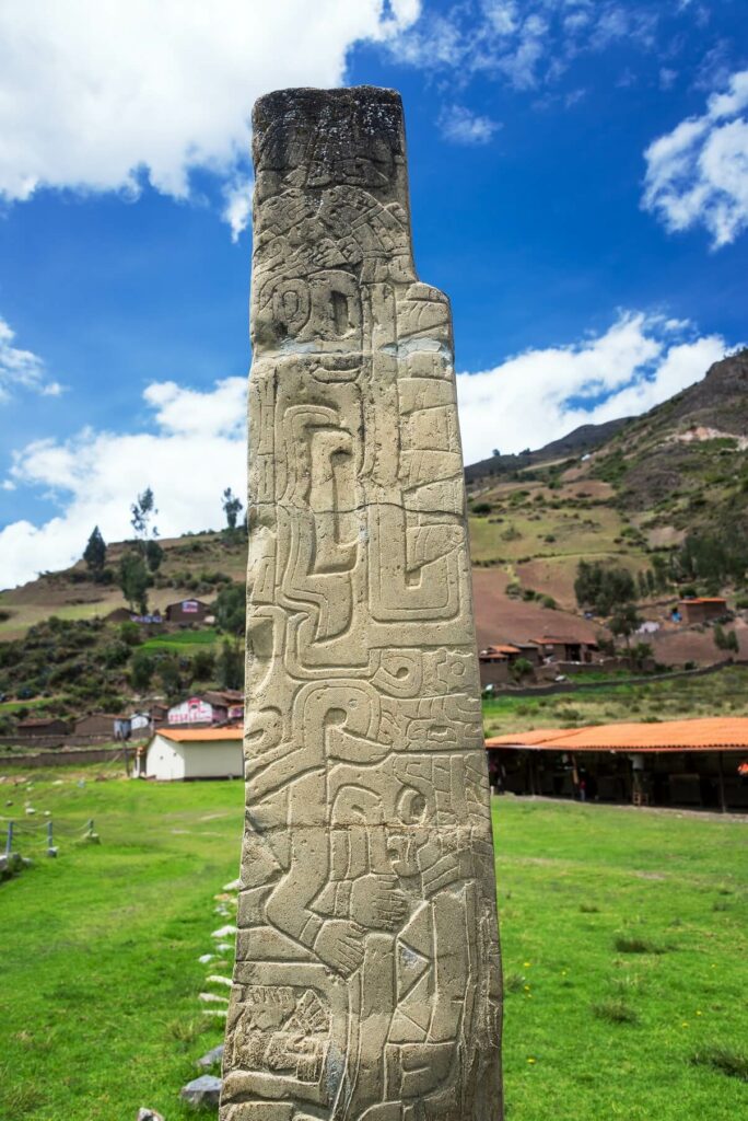 Obeslico Tello de la Cultura Chavín de Huántar. Créditos: Museo arqueológico Chavín de Huántar