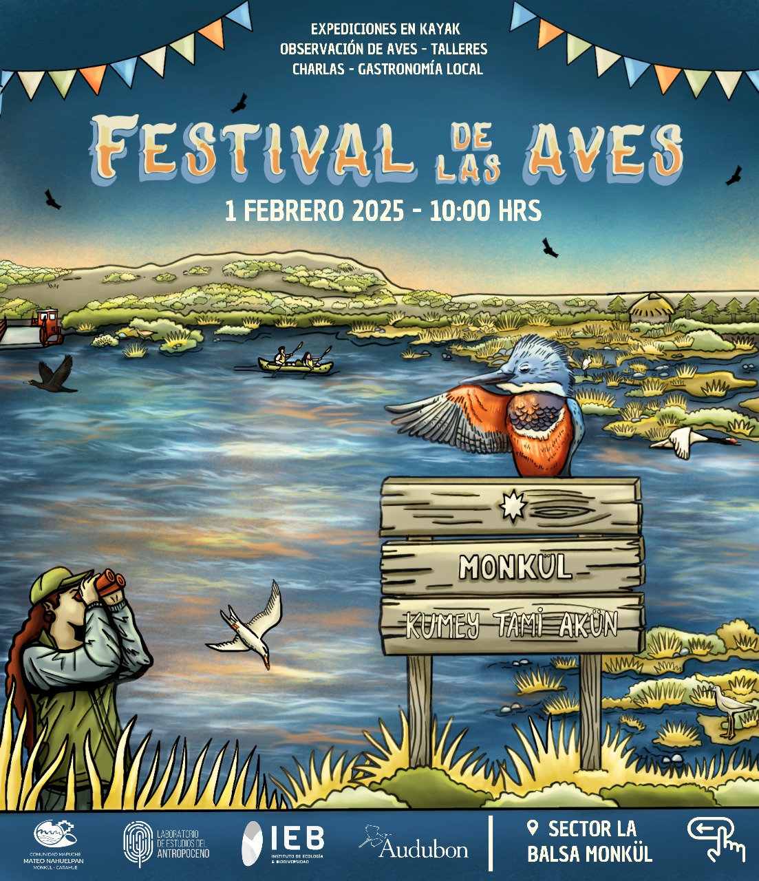 ¡Celebra los humedales! Festival de las Aves y Semana de los Humedales en Monkül