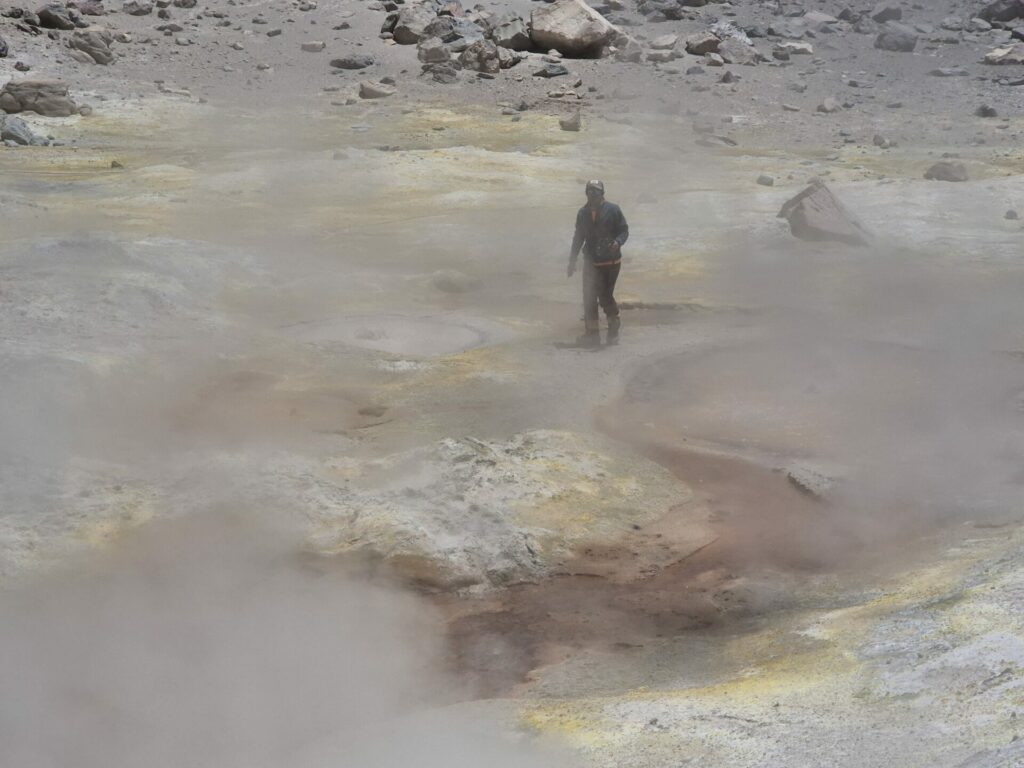 Fumarolas. Créditos: Ckelar Volcanes.