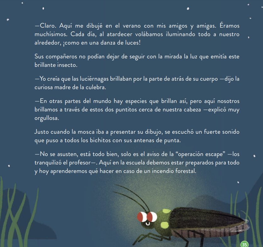 pasajes del libro una clase de insectos