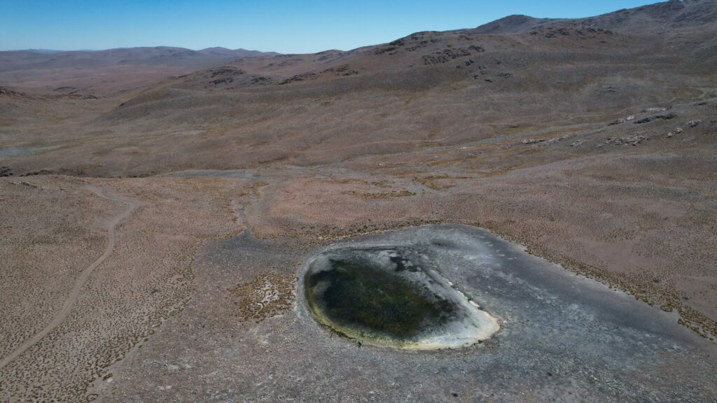 Salar cercano a Puquios