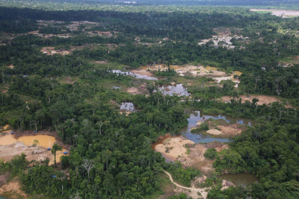 En Madre de Dios, al sur de la Amazonía peruana, la minería ilegal ha sido la principal causa de degradación de los ecosistemas. Crédito: Minam / Andina  