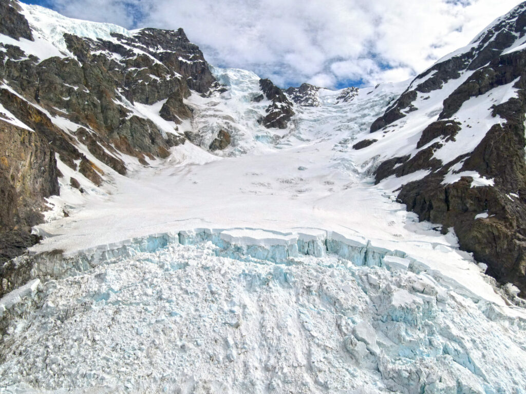 Glaciar Juncal, región de Valparaíso. Fotografía_Álvaro Zerené