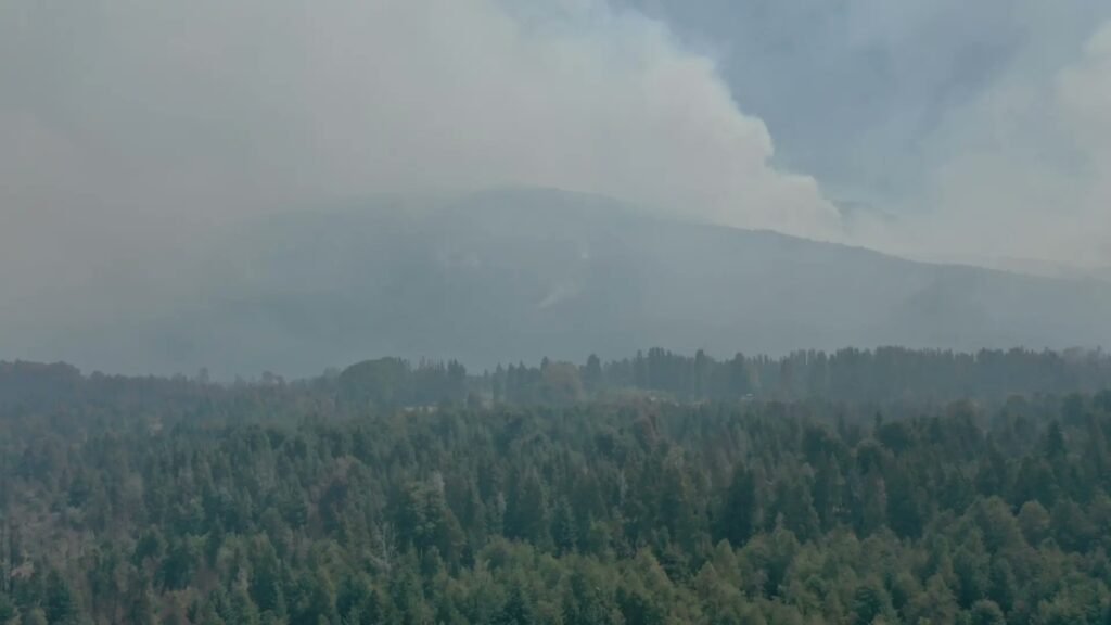 Incendio El Bolsón. Gobierno Río Negro, Argentina.