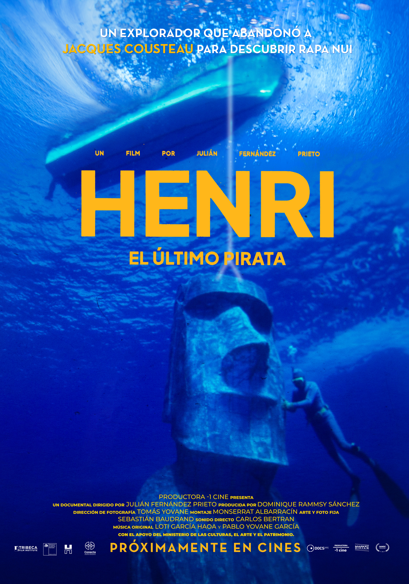 Estrenan documental chileno sobre la historia de Henri García, extripulante de Jacques Cousteau asentado en Rapa Nui