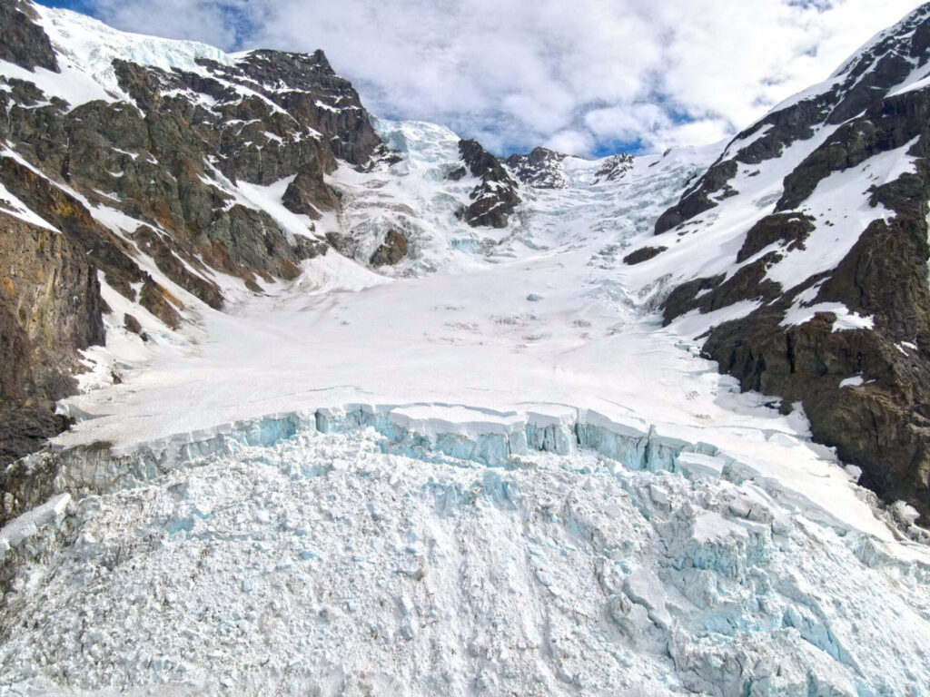 Glaciar Juncal, Región de Valparaíso. Créditos Álvaro Zerené.