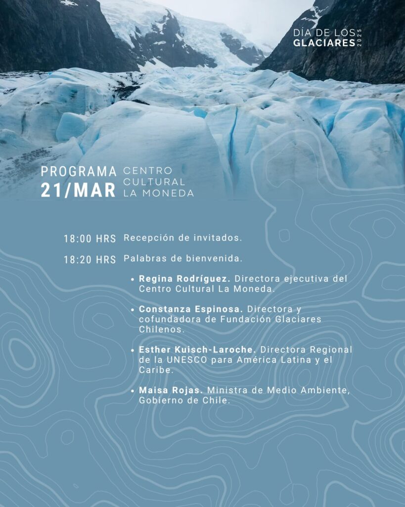 Programación "Día de los Glaciares". @diadelosglaciares