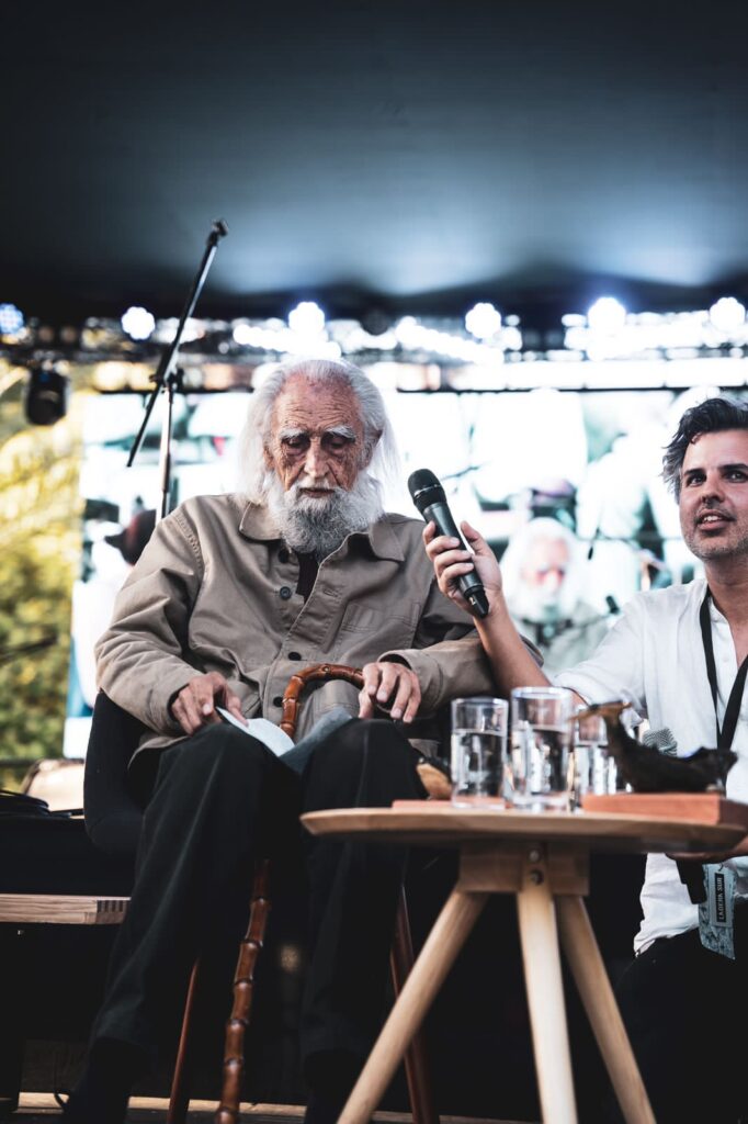 Gastón Soublette en el Festival Ladera Sur.