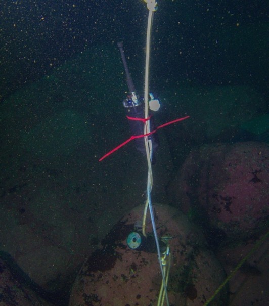 Es un registro de una instalación a 33 m en Las Cruces. Foto pertenece a registros del equipo NUTME.