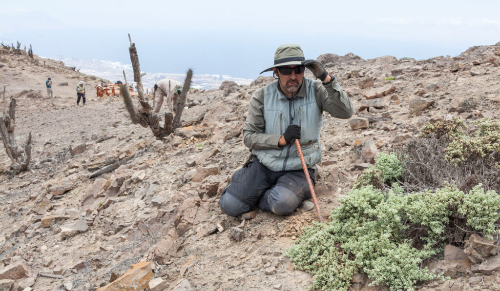 Jaime Pizarro-Araya en la Reserva Nacional La Chimba. Foto cedida por él.