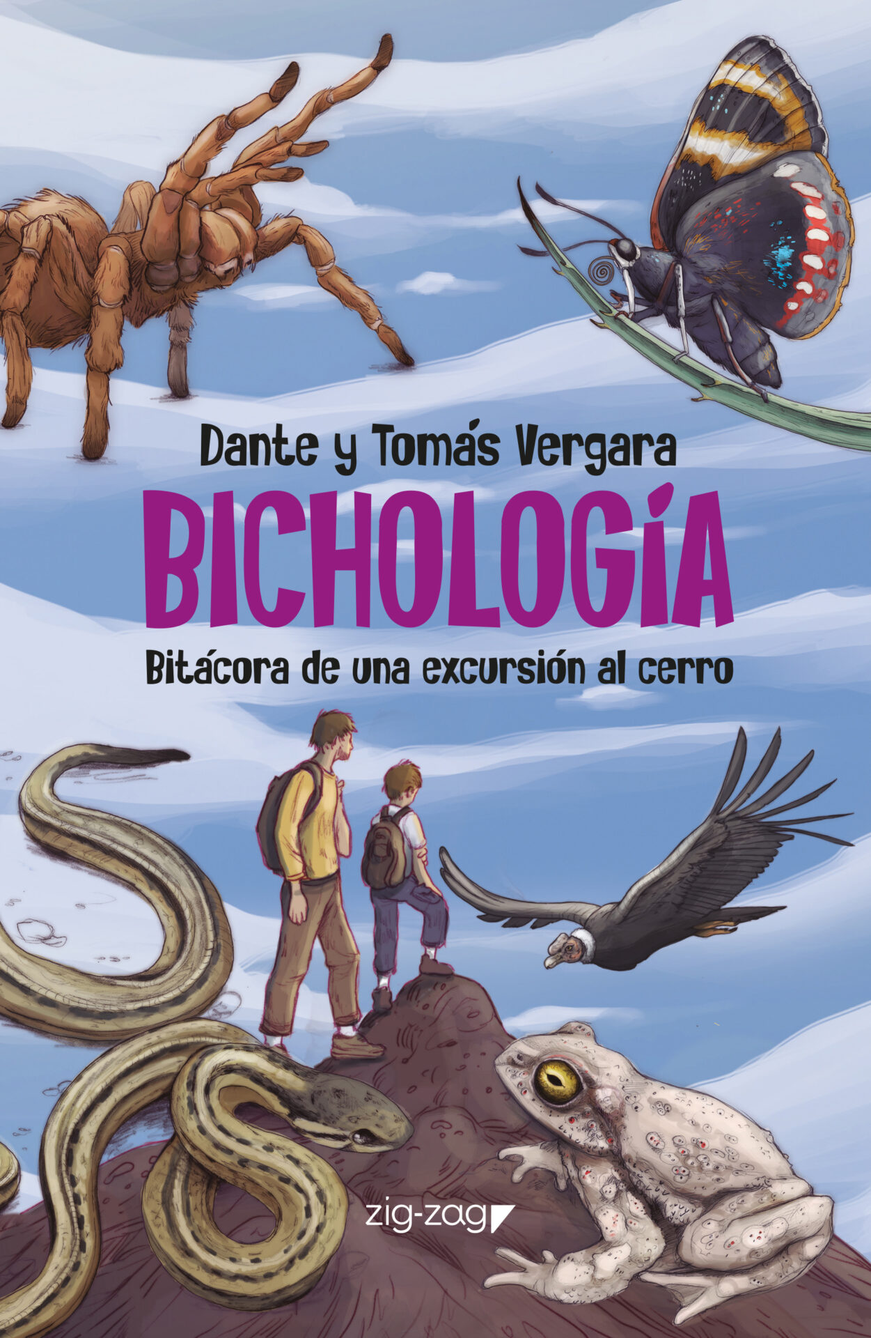 Portada Bichología. Créditos: Editorial Zig-Zag