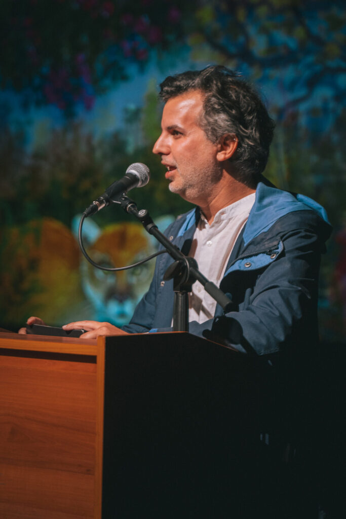 Fundador del medio Ladera Sur y director del festival Santiago Wild, Martín Del Río. Créditos: Ladera Sur