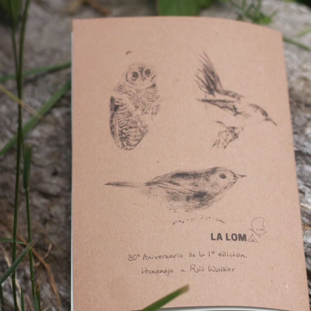 Parte posterior de Guía de Terreno Cañi. Créditos: Proyecto Huellas del Bosque