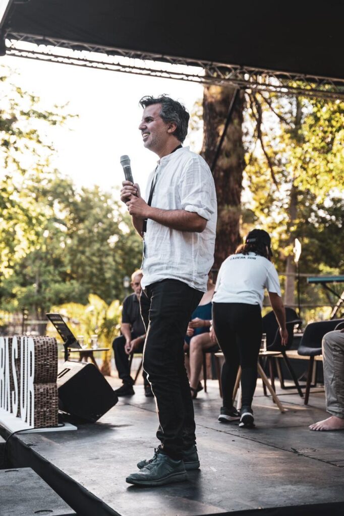 Martín del Río en el Festival Ladera Sur.