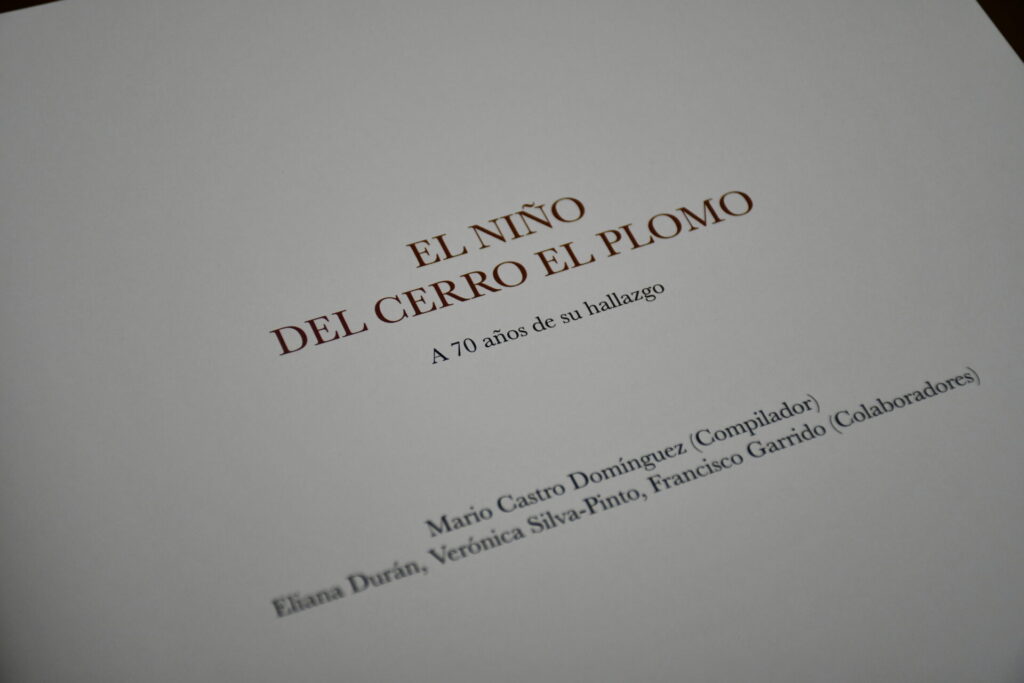 Titulo y autores del texto. Créditos: MNHN Chile