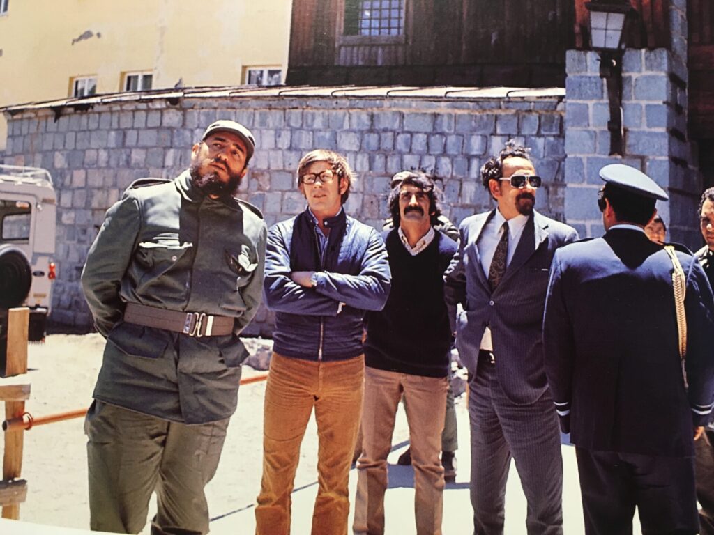 Fidel Castro junto a Herny Purcell en el Centro. Foto: Ski Portillo.