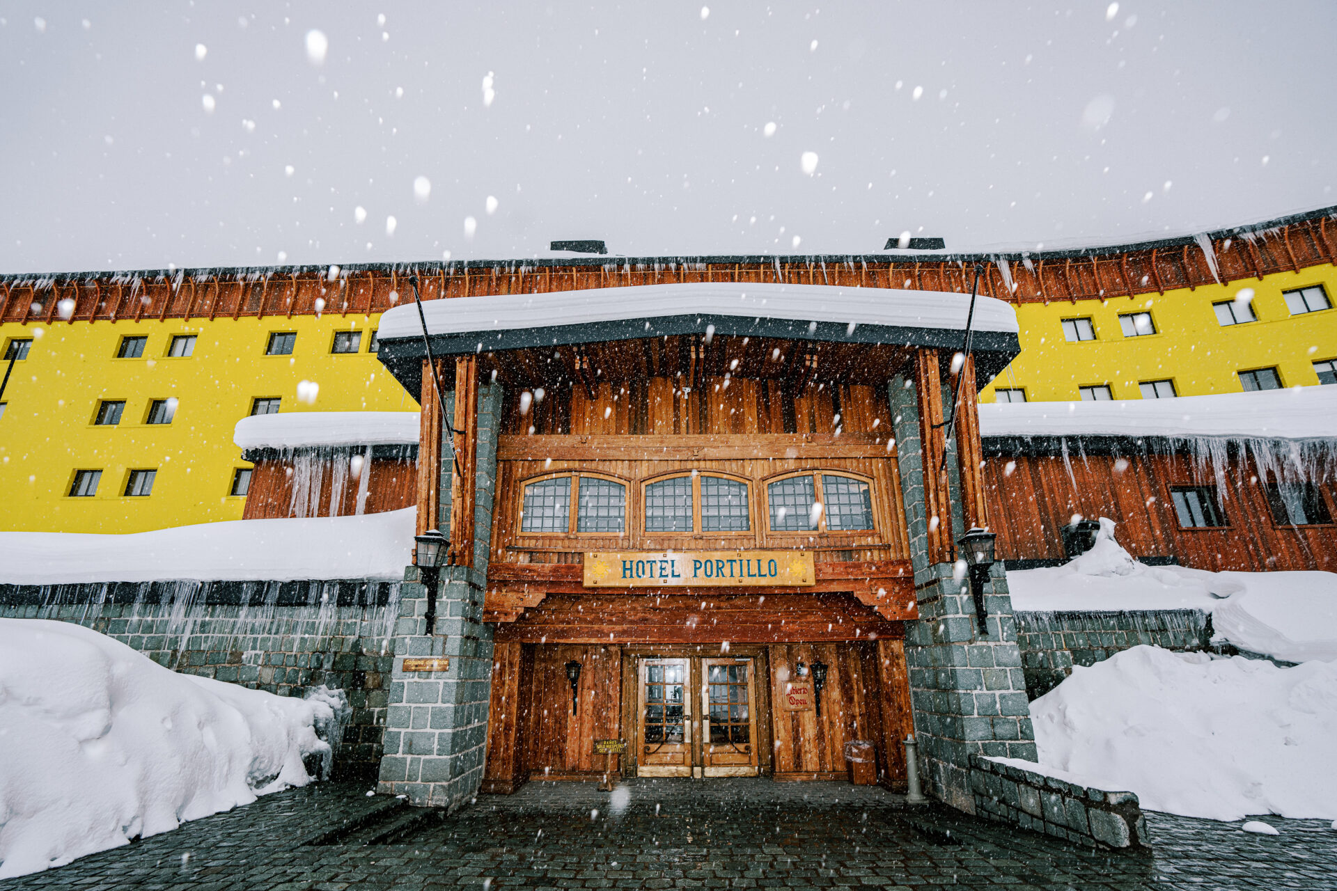 Hotel Portillo actual. Foto: Ski Portillo.