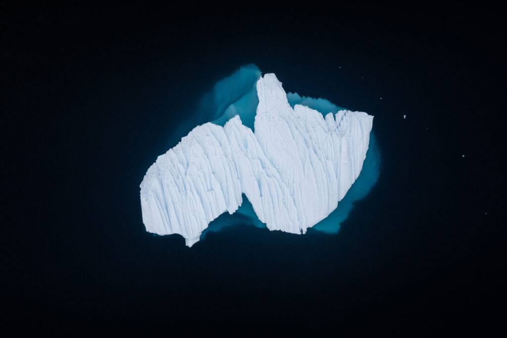 Iceberg en Archipiélago de Melchior. Créditos: David Cossio