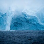 Primer Iceberg cruzando el mar de Drake. Créditos: David Cossio