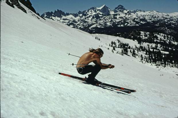 Steve y su famoso speed skiing. Foto: Sierra Sun.