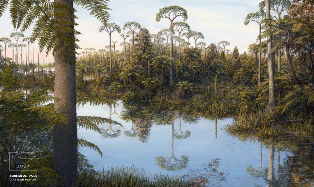 Equipo científico internacional descubrió “oasis” de plantas fósiles de hace 260 millones de años en Brasil