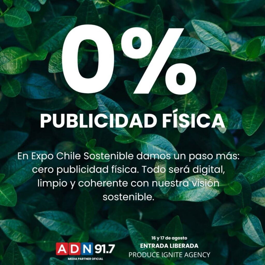 Afiche. Créditos: Expo Chile Sostenible
