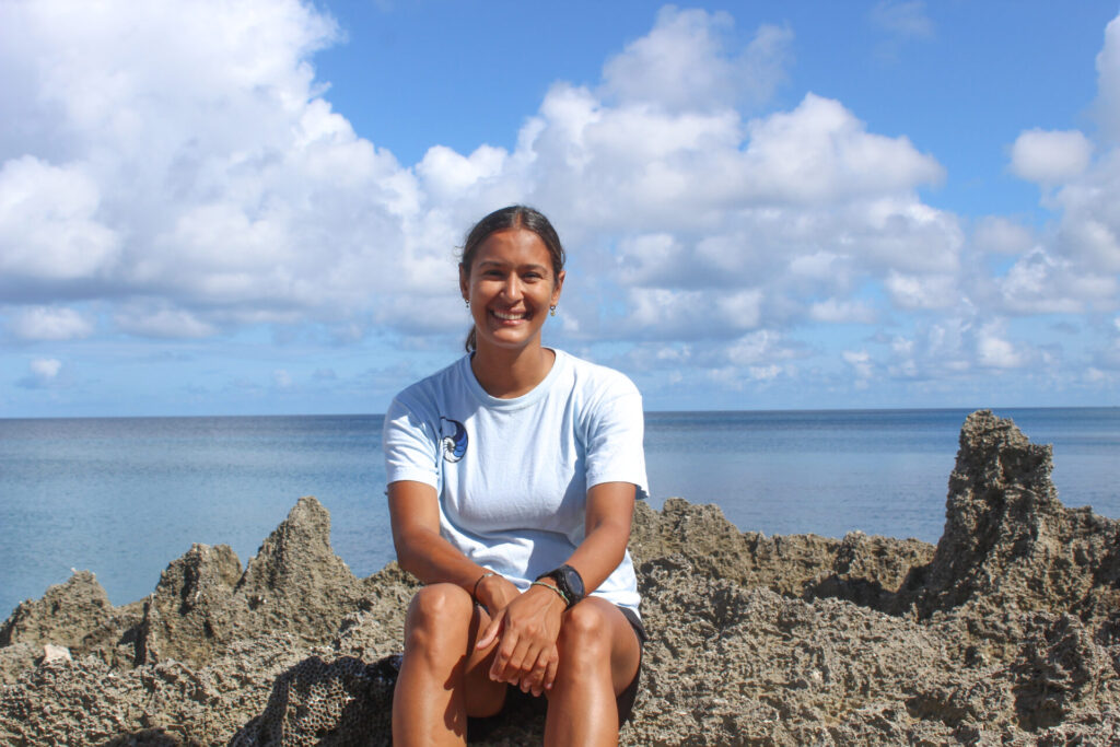 Majanna se unió a Blue Indigo en febrero de 2024 con el programa Reef Keepers, que capacita a jóvenes líderes ambientales en buceo y restauración coralina. Foto: María José Mejía