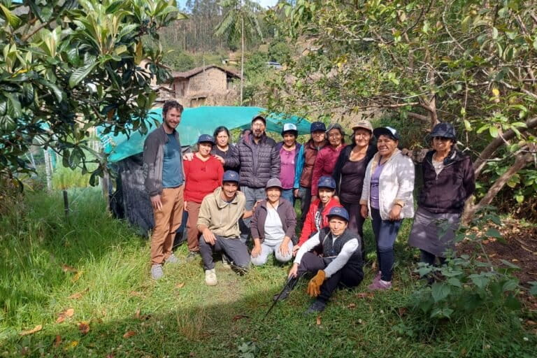 Los viveros locales del Alto Utcubamba promueven el uso de especies nativas para la reforestación de bosques depredados. Foto: cortesía Andrés Gálvez – Landes