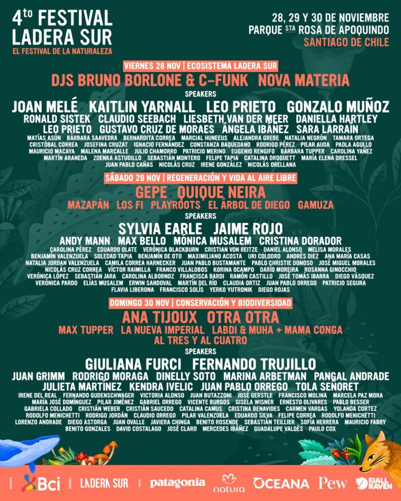 LINE UP LADERA SUR FEST 2025