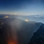 Año nuevo en crater del volcan Villarrica. ©Fernando Gudenschwager