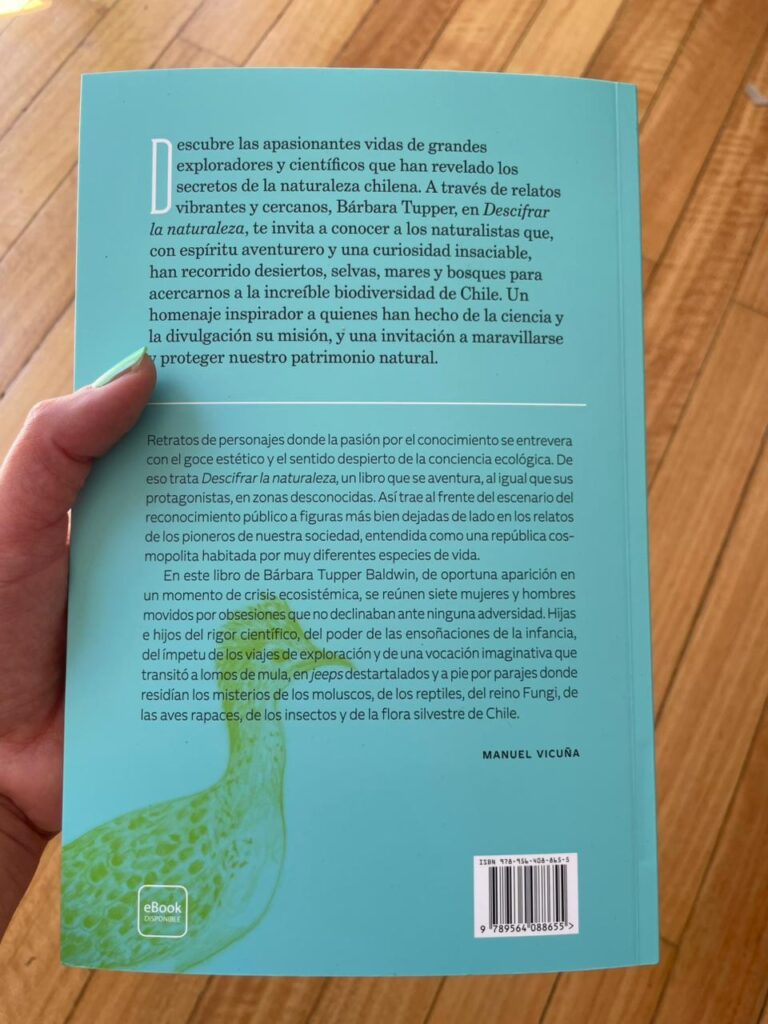 Descifrar la Naturaleza. Créditos Bárbara Tupper