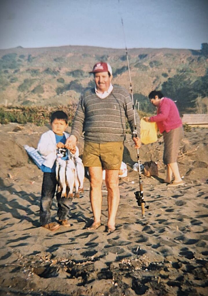 Manuel Campos, pescador de la Región del Maule, en honor a quien fue bautizada la nueva especie de pastinaca