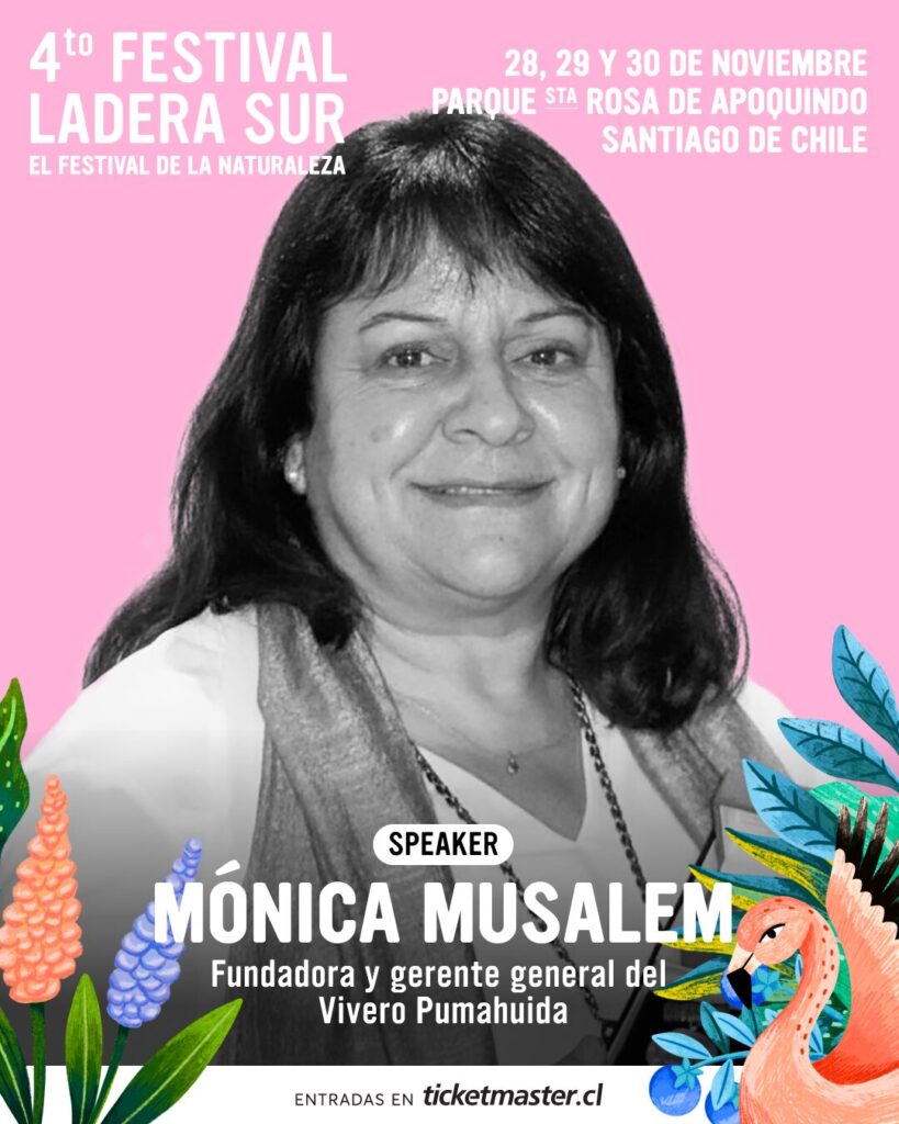 Mónica Musalem, speaker del Festival Ladera Sur 2025.