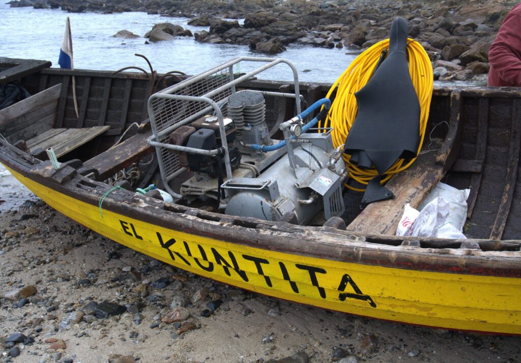Lanchas utilizadas para el buceo.