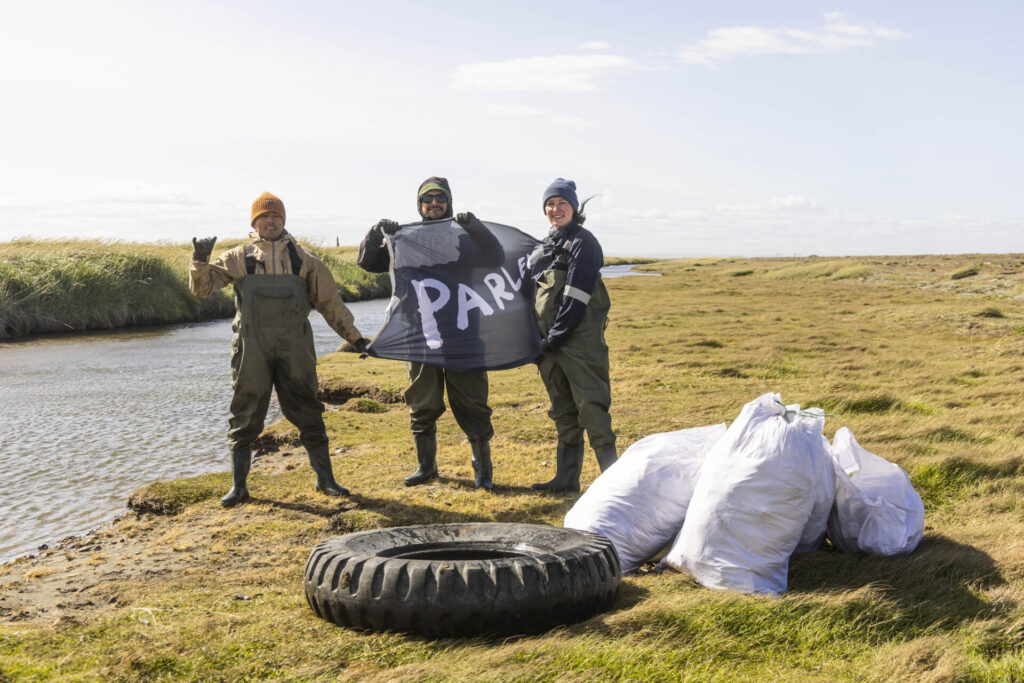Limpieza Parley Chile. Foto: @elotrooscar.