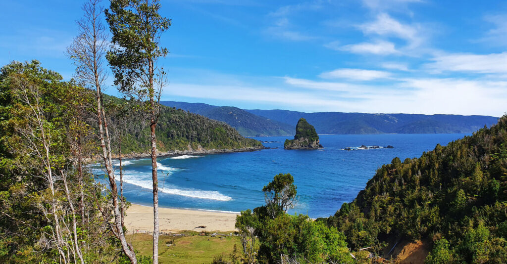 Sendero Troncal Mapu Lahual. Créditos: Agustín Denegri / Andeshandbook.