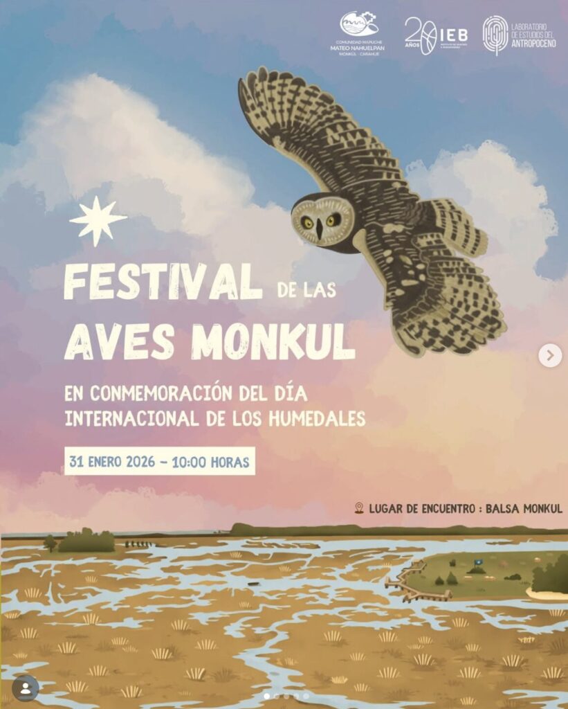 Afiche dos del festival de aves de Monkul.