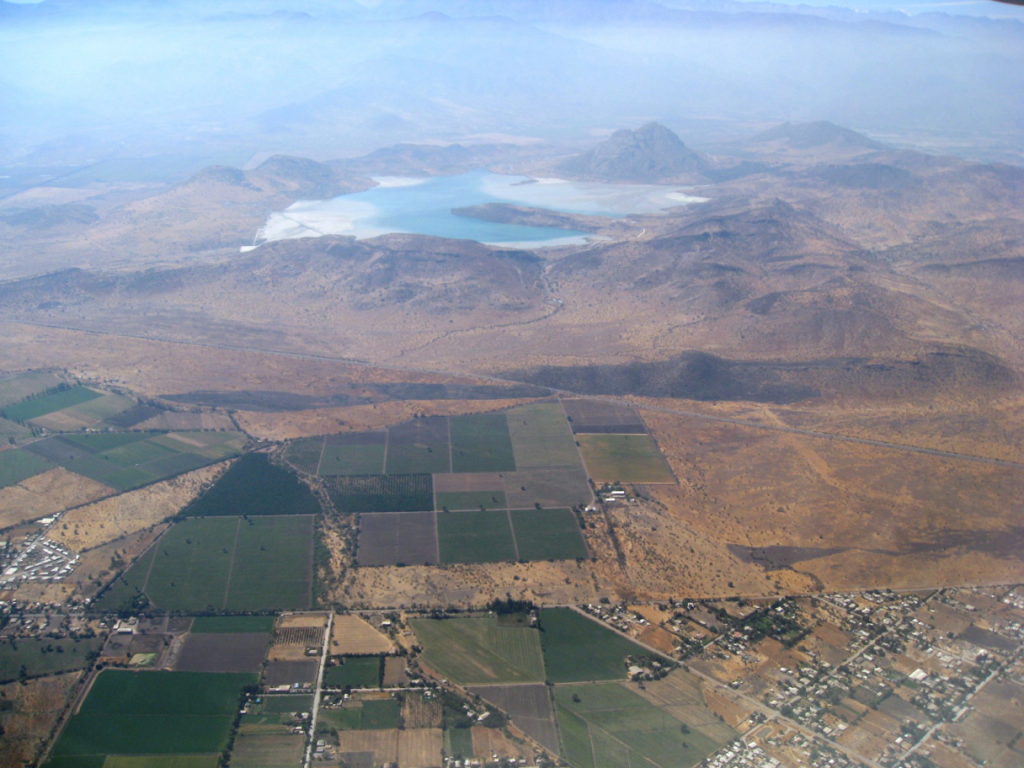 Tranque Las Tortolas RM. Créditos: ©Google Earth