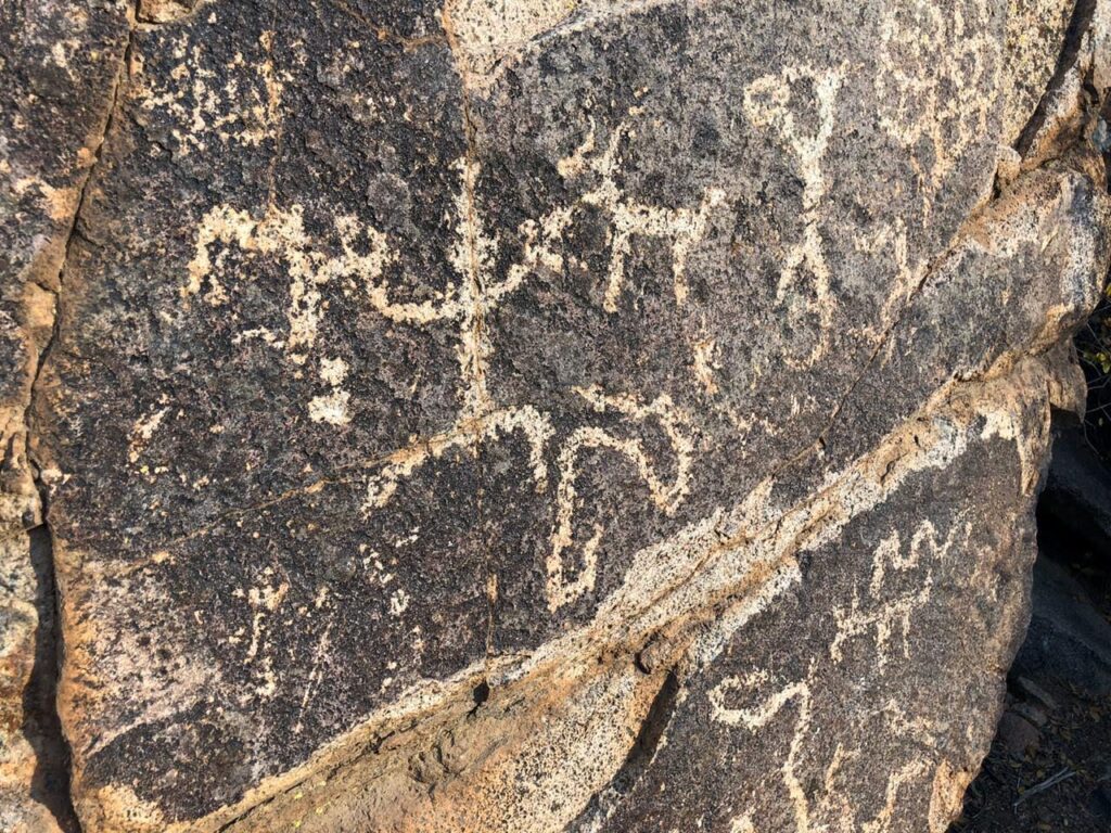 Arte rupestre en Valle de Chalinga. Créditos: Jorge Sebastián Hernández, fundador de la ONG Petroglifos del Choapa Chile (@petroglifoschoapa_conservacion).