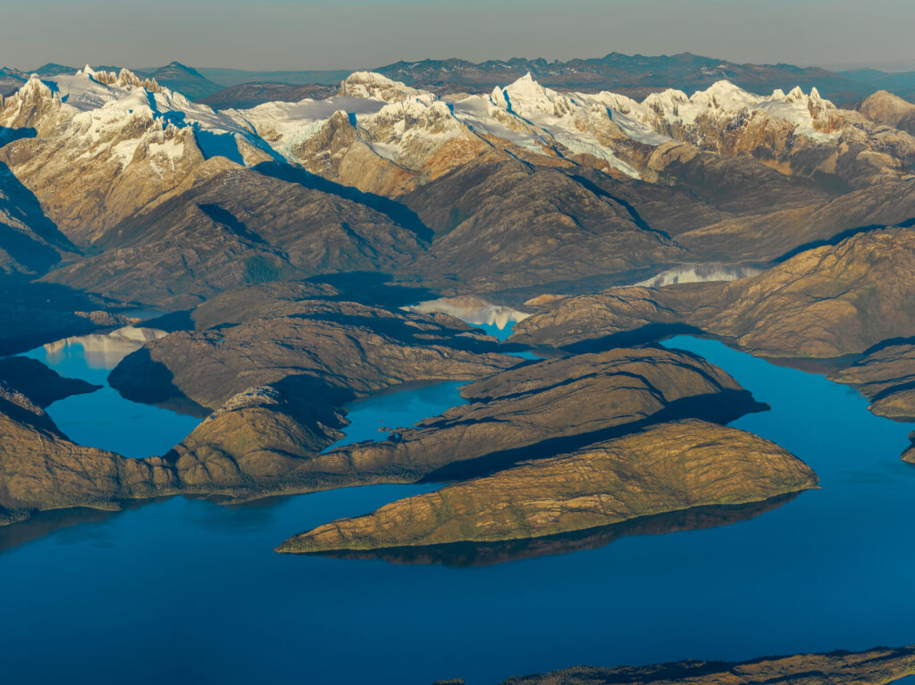 Vista aérea del Parque Nacional Kawesqar 