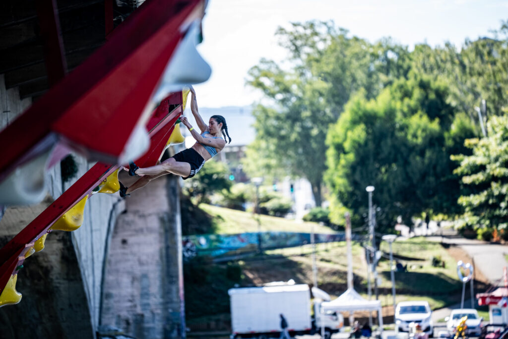 Competición de Escalada femenina