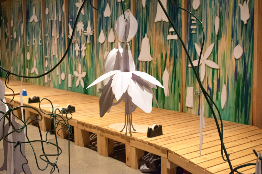 Plantas confeccionadas en el lugar.