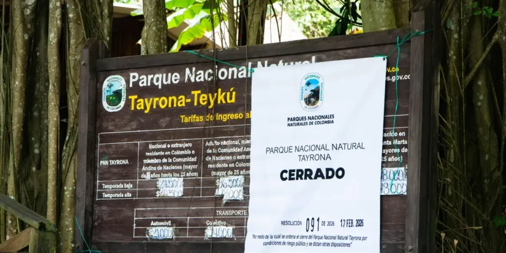 Parque Nacional Natural Tayrona, Colombia. Créditos: © AFP (Agence France-Presse) - Copyright Agence France-Presse. Algunos derechos reservados.
